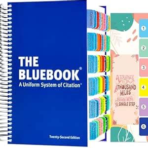 Index Tabs for The Bluebook: A Uniform System of Citation 21st Edition ...