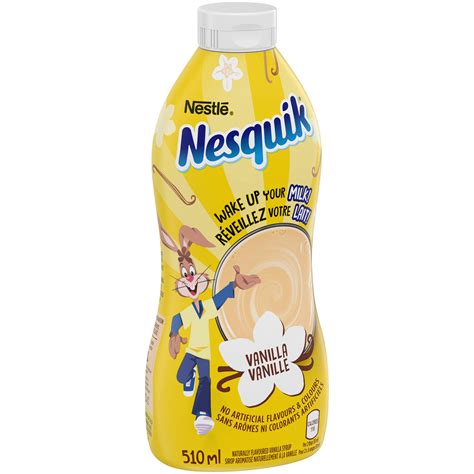 Nestle Nesquik Vanilla Syrup, 510 ml/ 17.2 fl oz., {Imported from Cana