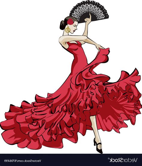 Flamenco Dancer Vector at Vectorified.com | Collection of Flamenco ...