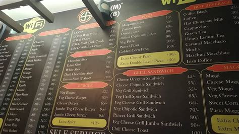 Menu at Cad M Cad B, Bhopal, Shop No.1