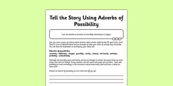 Adverbs For KS2 - Grammar KS2 Word Primary Resources