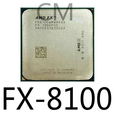 AMD FX 8100 Eight Core 2.8GHz Socket AM3+ 16MB Total Cache TDP 95W ...