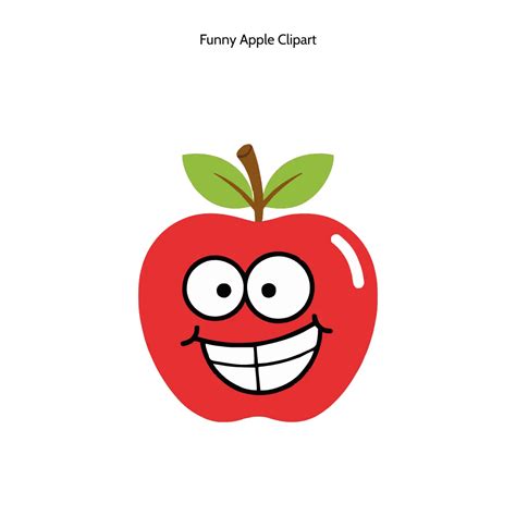 Free Funny Apple Clipart Template to Edit Online
