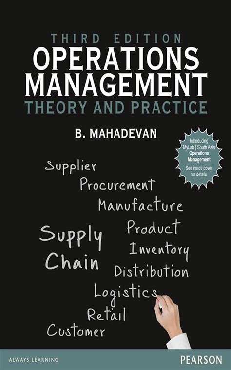 Operations Management: Theory and Practice eBook : Mahadevan, B ...