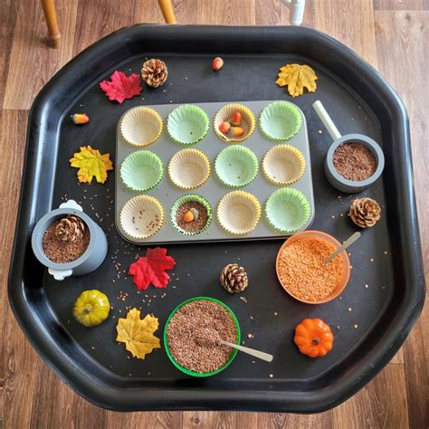 Autumn Tuff Tray Ideas and Sensory Play Activities for Fall | Tuff tray ...
