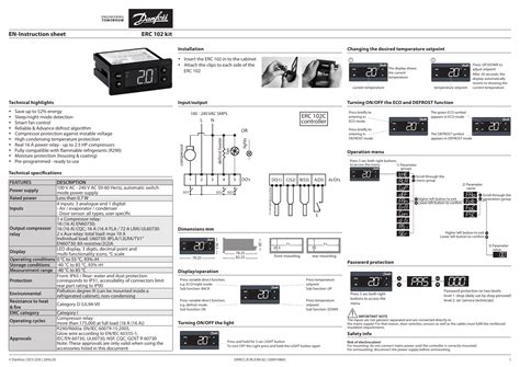 Danfoss ERC 102 - Kit solution Installation guide | Manualzz