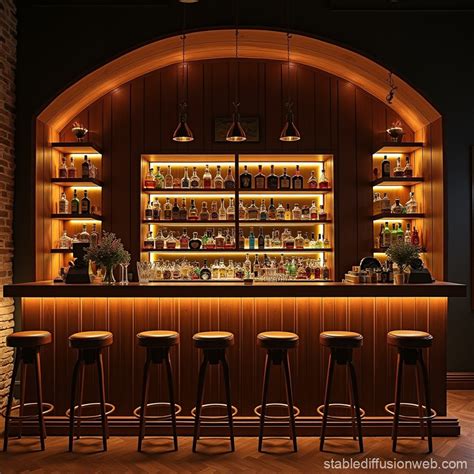 Speak Easy Bar Design | Stable Diffusion Online