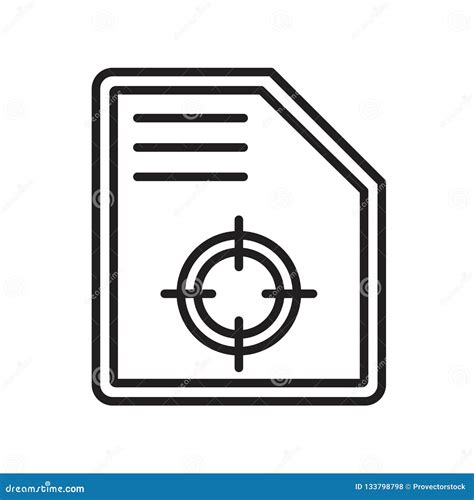 Registration Mark Icon Vector Isolated on White Background ...