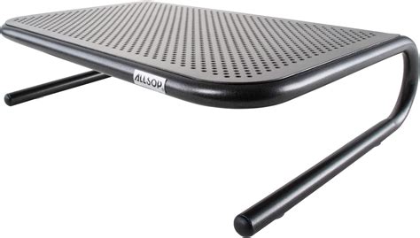 Buy Allsop 30165 Metal Monitor Stand 14-1/2-Inch x11-Inch x4-Inch Black ...