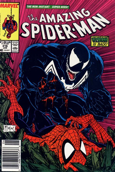 Venom Spiderman Comic Cover
