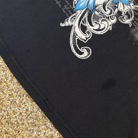 Women's Black and Blue Shirt | Depop