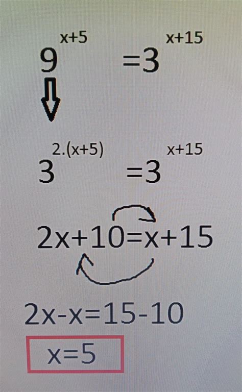 9 üssü x+5 =3 üssü x+15 olduğuna göre,x kaçtır? - Eodev.com
