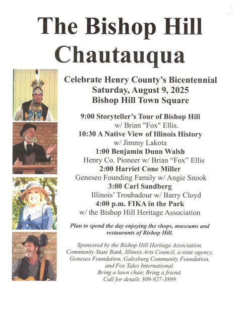 » Carl Sandburg is coming to town! Bishop Hill Heritage