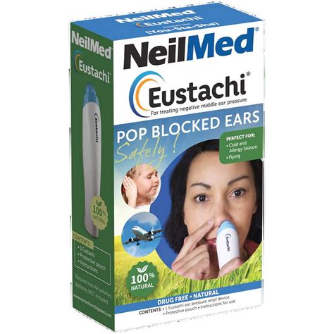 NeilMed Eustachi Ear Pressure Relief Device, 1 count, for Blocked Ears HSA/FSA Eligible ...