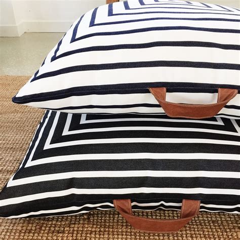 Striped Square OUTDOOR Floor Cushions - SquareFox