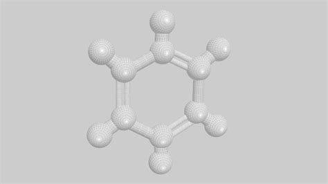 Benzene Structure 3d