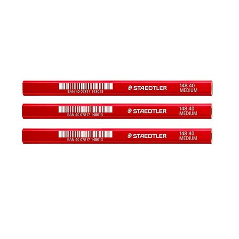 Staedtler Carpenter Pencil - Blistercard of 3 - Medium | Art Lounge