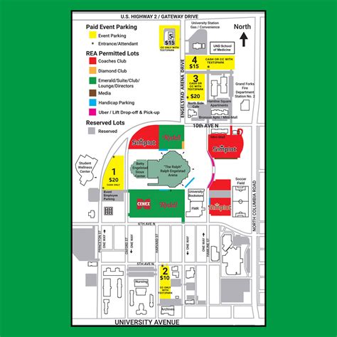 University Of North Dakota Campus Map