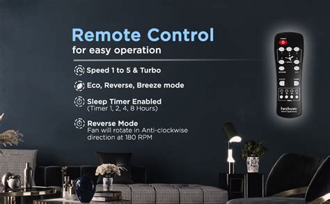 Buy Hindware Smart Appliances Fumi 1200MM Metallic Fan| Remote Control ...