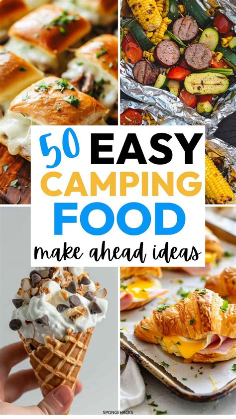 50 Easy Camping Food Ideas for Your Next Camp Trip