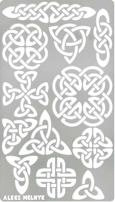 Aleks Melnyk No.32 Metal Journal Stencil, Pyrography India | Ubuy