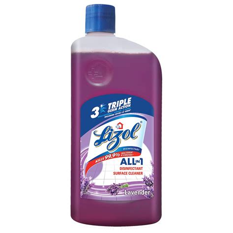 Lizol Disinfectant Surface & Floor Cleaner Liquid, Lavender - 1L ...