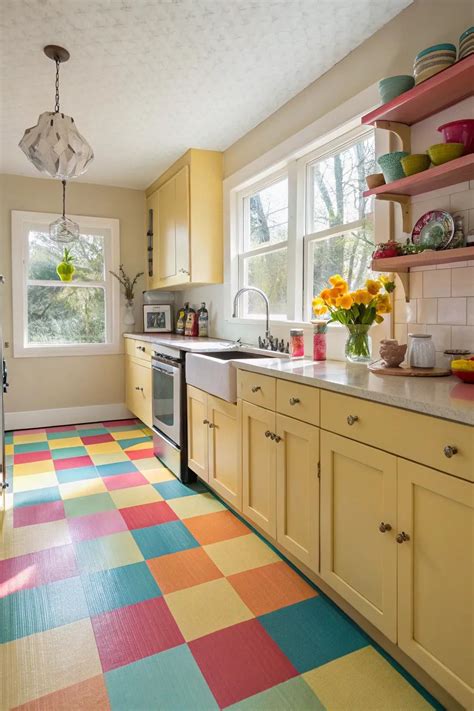 21+ Stylish Vinyl Kitchen Flooring Ideas