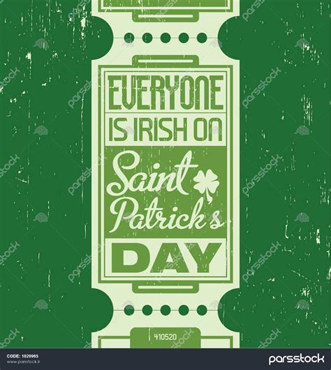 طراحی تایپوگرافی روز سنت پاتریک 1020965