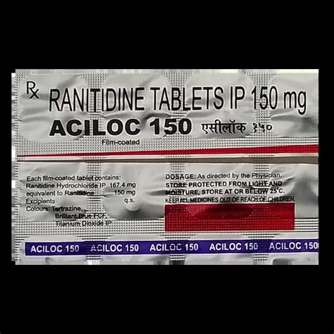 ACILOC 150MG TABLET 30'S Price, Uses, Side Effects & Substitutes | Medkart