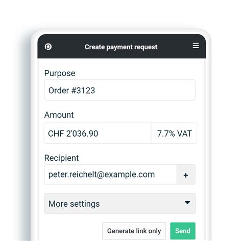 Create payment link