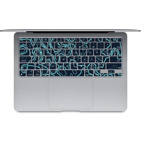 Topography Pattern TP20 Key Skin Decals for MacBook, Laptops ...