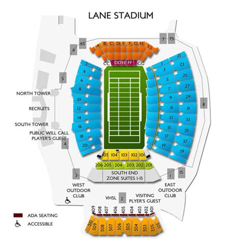 GA Tech Football Seating Chart 的图像结果