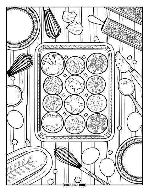 100+ Cookie Coloring Pages for Kids & Adults (Free Printable PDFs)