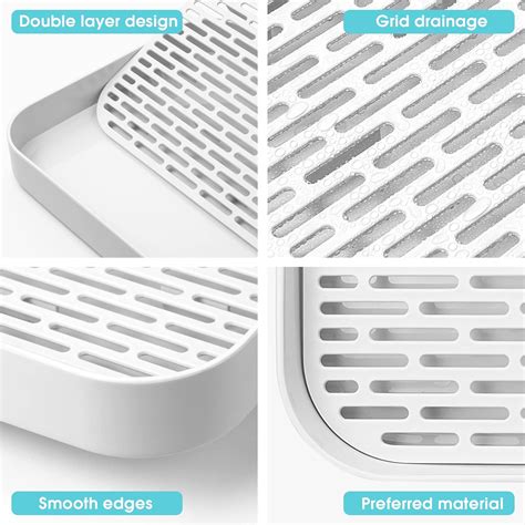 QIWODE Drainer Tray for Cups, Drainer with Drip Tray India | Ubuy