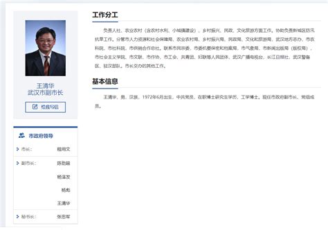 武汉市副市长王清华被查：系今年首个任上落马的副省级城市副市长