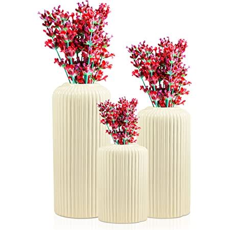 Buy INDULGE HOMES Man Face Ceramic Flower Vase Pampas Grass Vase/Beige ...