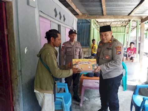 Kapolsek Polen Laksanakan Silaturahmi dan Berikan Bingkisan Idul Fitri ...