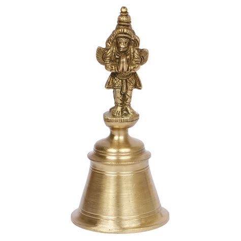 Kartique Brass Garuda Murti with Bell | Showpiece for Home Office ...