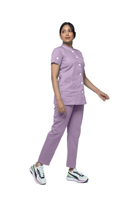 Female Nurse Uniform NT11 - Light Purple – Uniform Craft