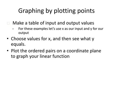 Image result for How to Plot Points On a Graph without Table of Values