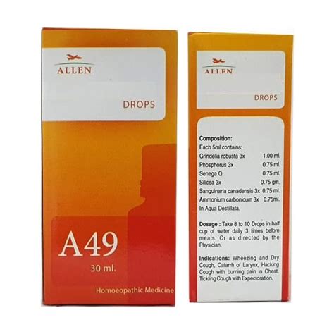 Buy ALLEN A49 DROP 30ML Online at Low Prices in India - Amazon.in