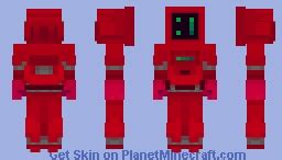 Red Robot Minecraft Skin 的图像结果