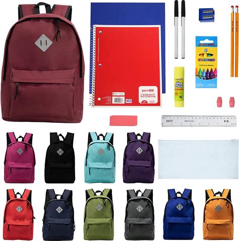 17 Inch Sport Bulk Backpacks with 18 Piece India | Ubuy