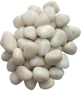 PEBSTONE Polished Marble Stone Pebbles for Vase Filler Plant Pots Home ...