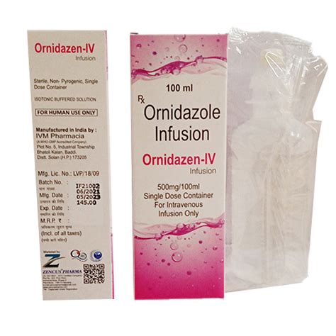 ORNIDAZEN-IV INFUSION ZENCUS PHARMA