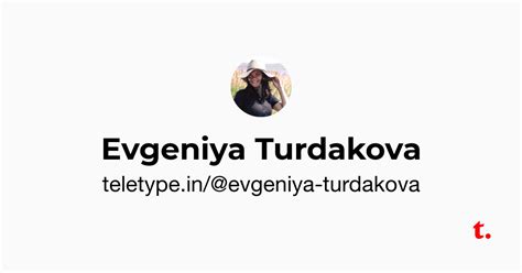Evgeniya Turdakova — Teletype