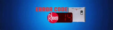 Rheem Error Code 9 的图像结果