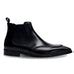 Black Leather Slip-on Chelsea Boot Shoes for Men | Romèro Ferrera