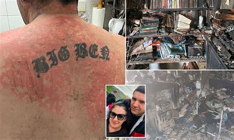 Why I ran back inside my house SIX times as it burned to the ground