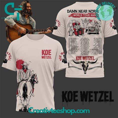 Koe Wetzel World Tour 2024 T-Shirt - Creativteeshop